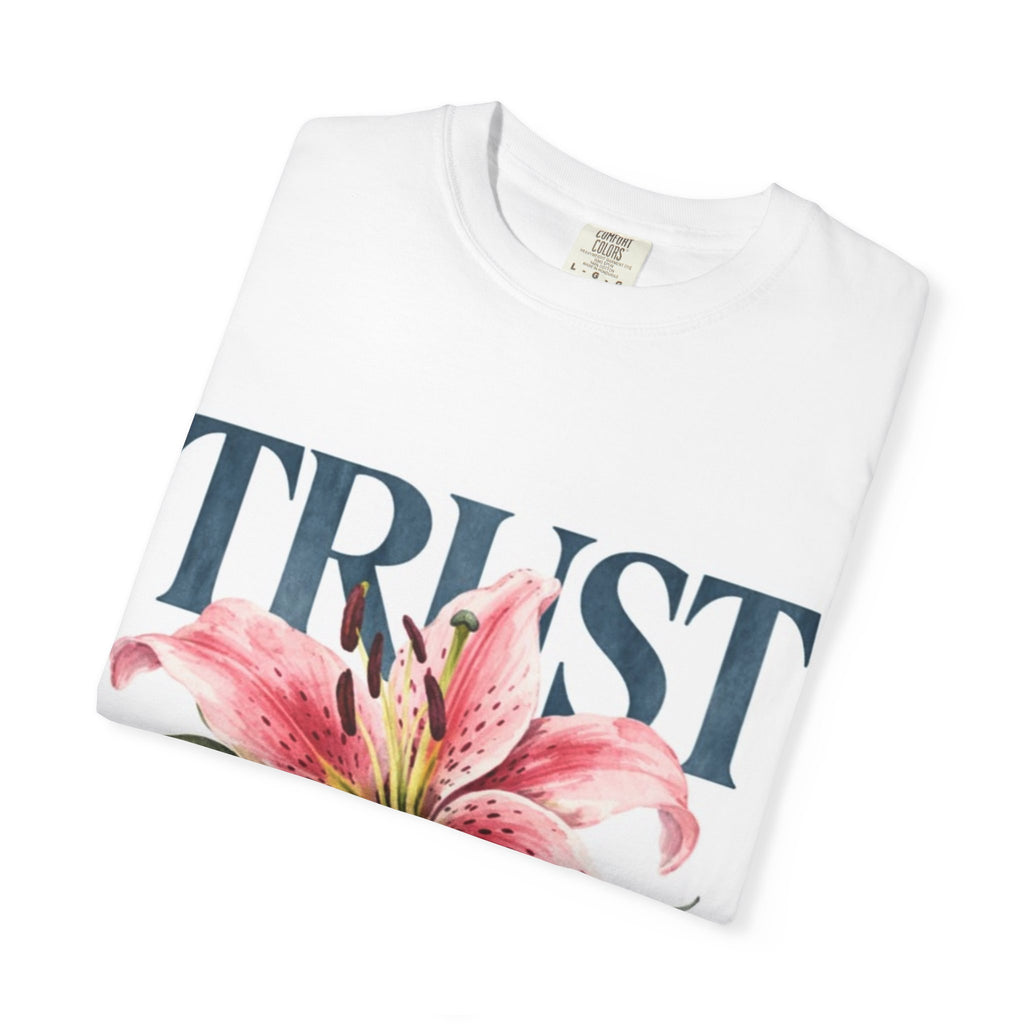Trust The Process T-Shirt — Floral Motivational Graphic Tee