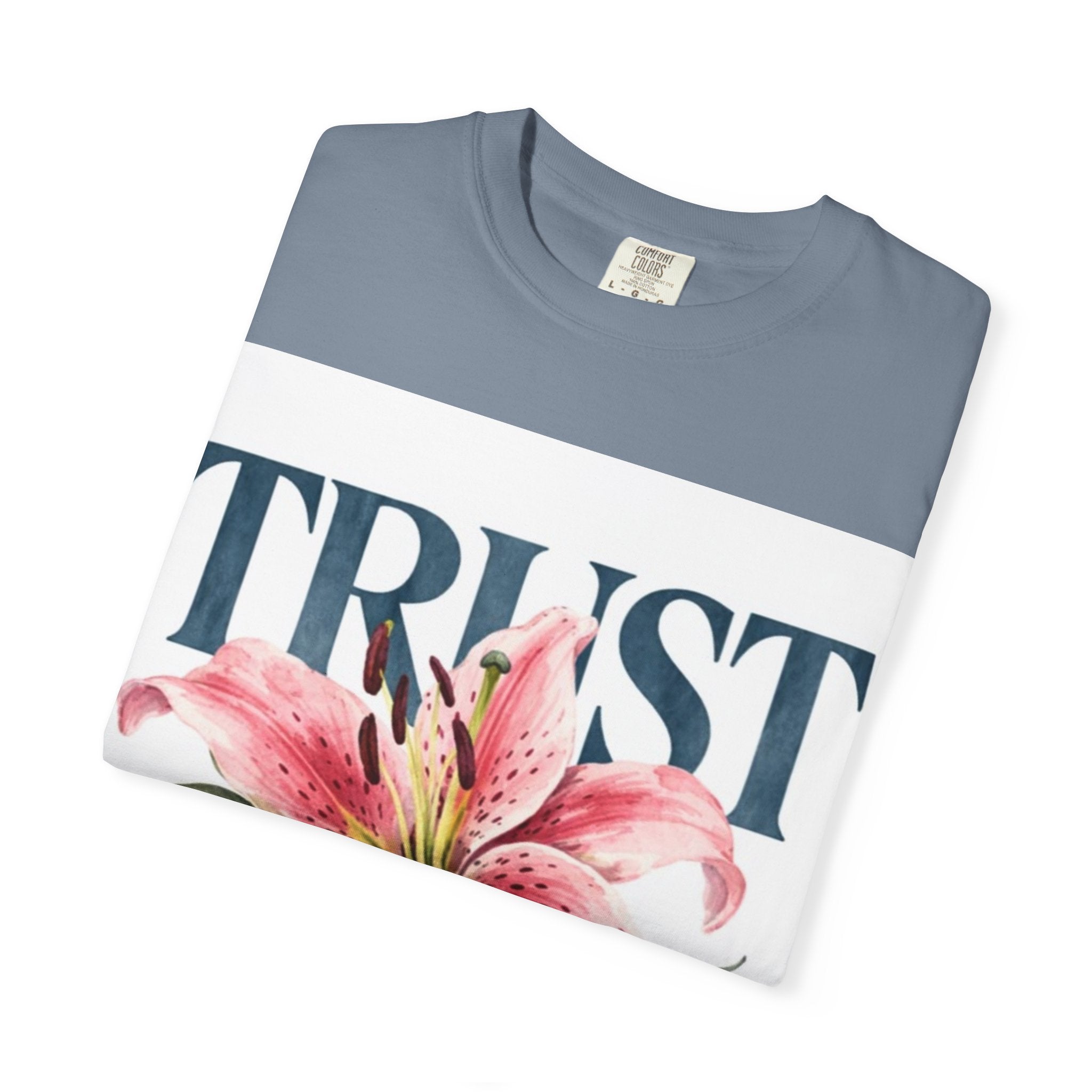Trust The Process T-Shirt — Floral Motivational Graphic Tee