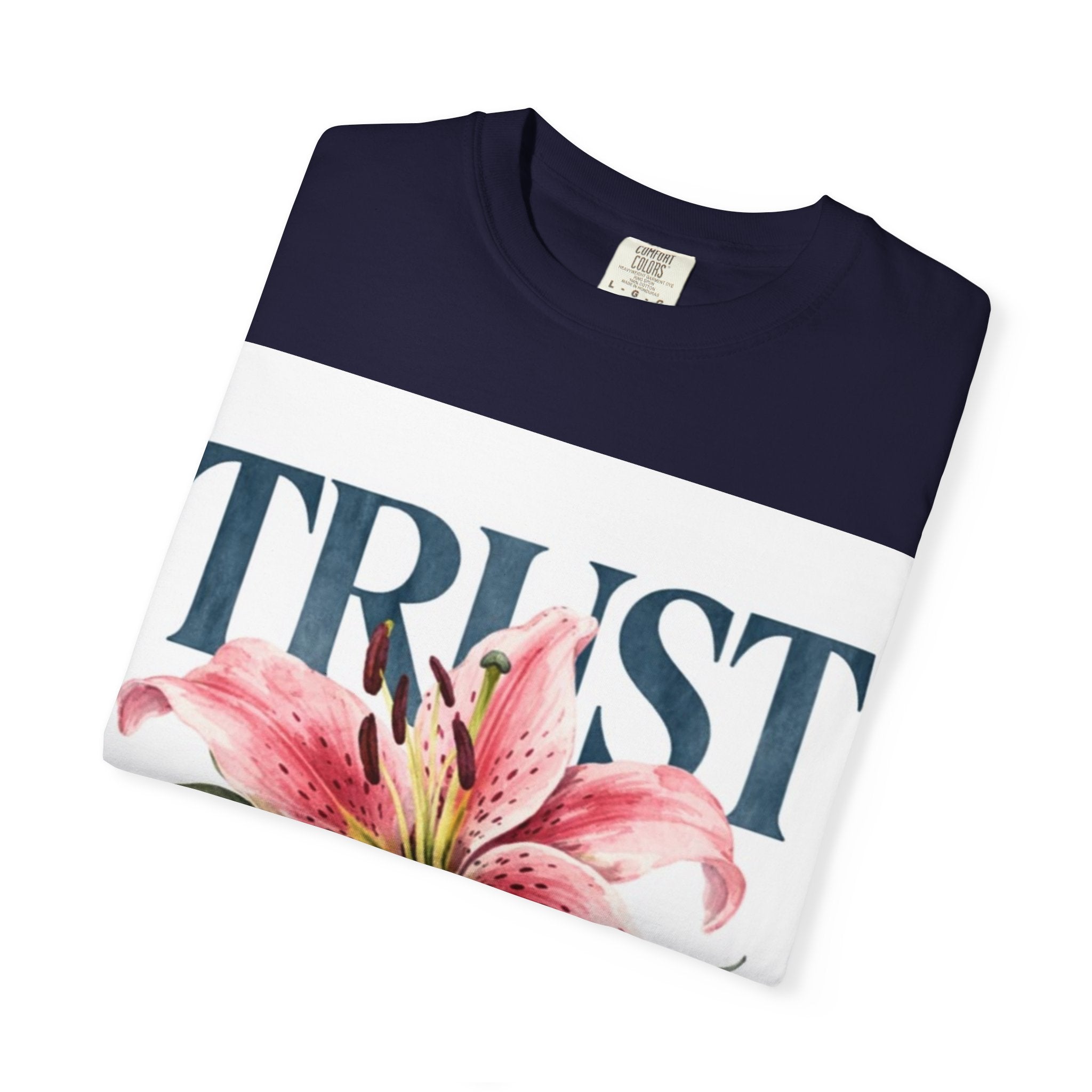 Trust The Process T-Shirt — Floral Motivational Graphic Tee