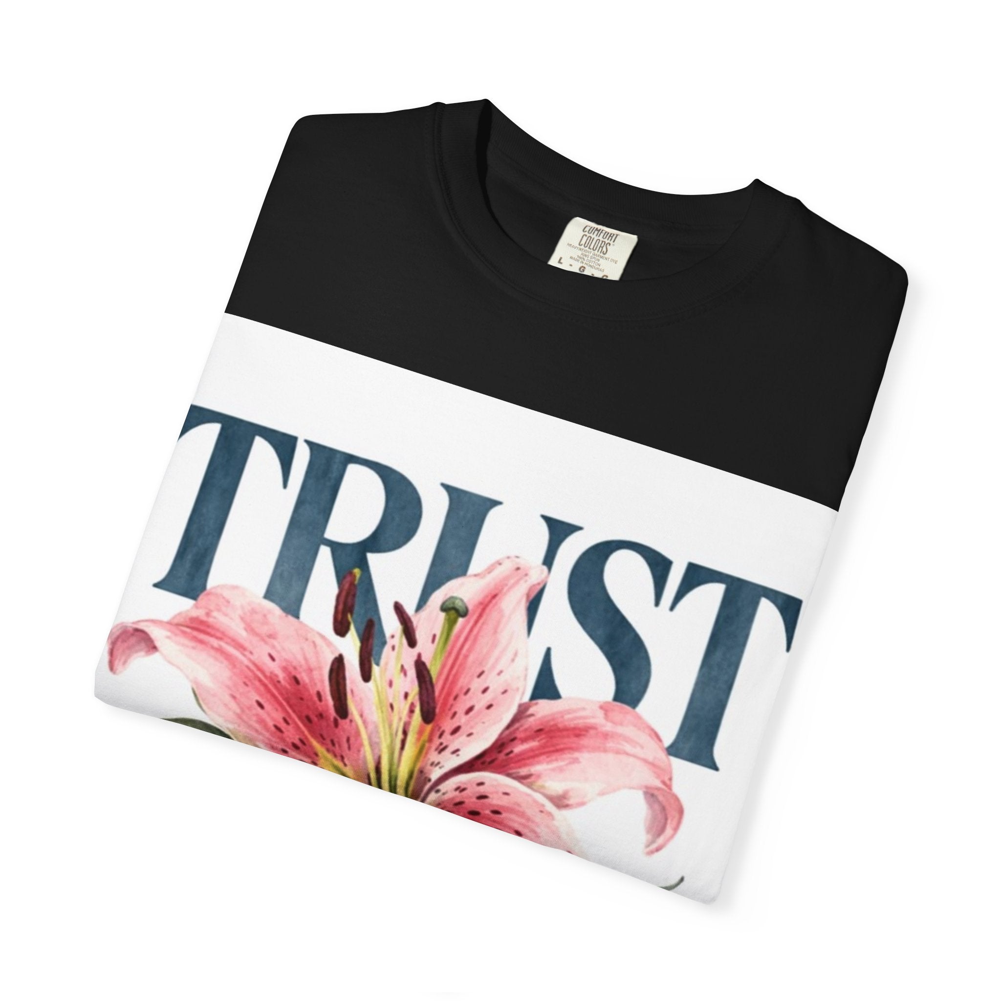 Trust The Process T-Shirt — Floral Motivational Graphic Tee